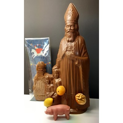 Sinterklaas pakket groot XL figuur
